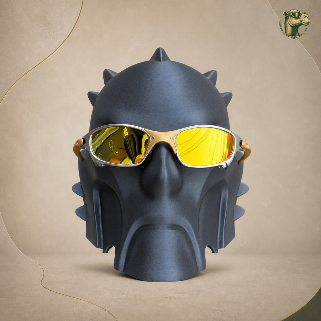 Óculos Juliet · Armação Carbon 24K · Lente 24K · Frontal